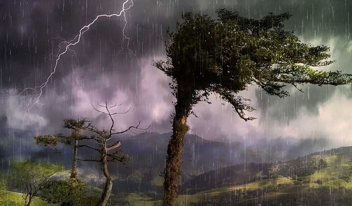 Kode Alam Hujan Angin