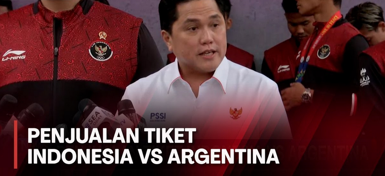 PSSI Klarifikasi Informasi Harga Tiket Laga Indonesia & Argentina